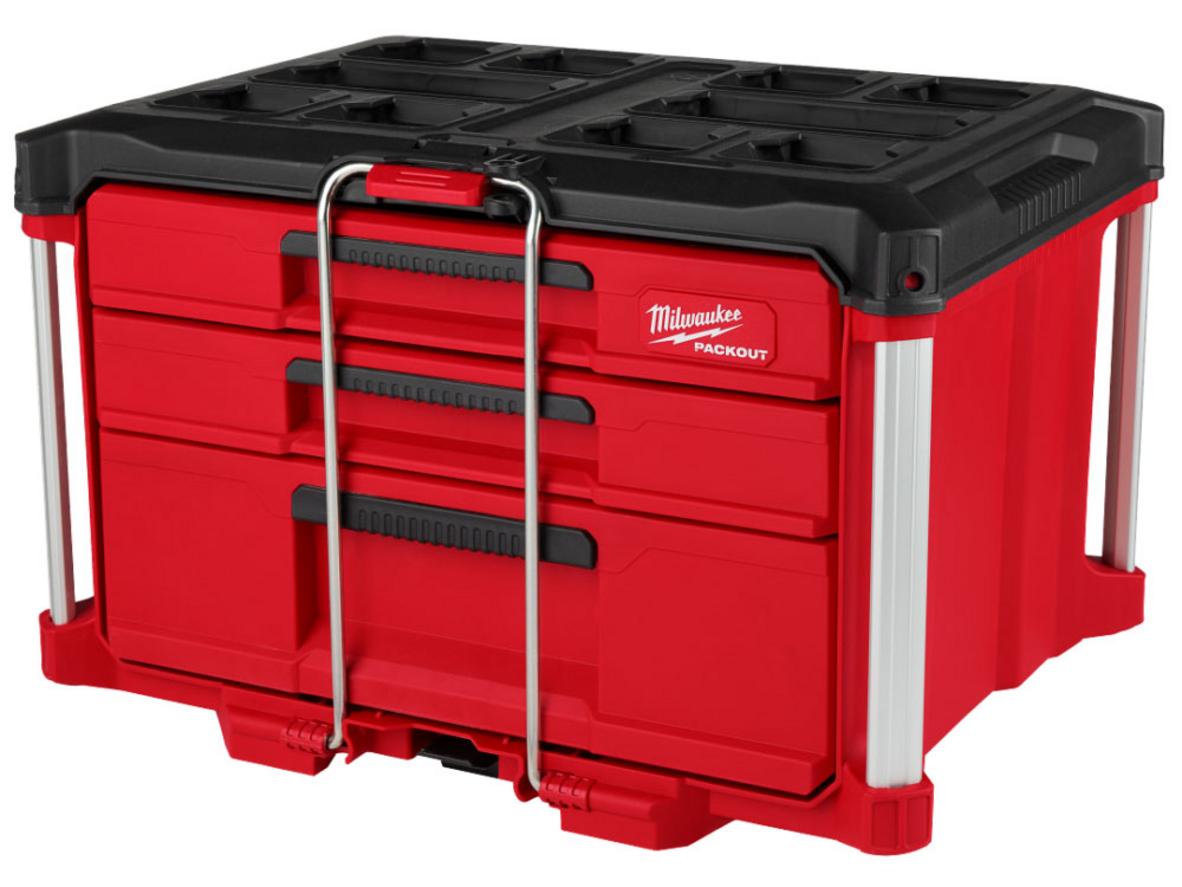 Hộp đựng dụng cụ 3 ngăn kéo Milwaukee 48-22-8447 thuộc hệ PACKOUT™