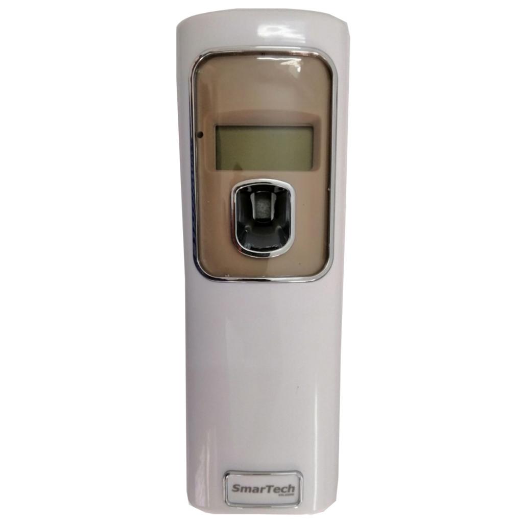 Hộp nước hoa xịt phòng tự động ST-8205 gọn, dễ lắp, phù hợp nhiều không gian dịch vụ.