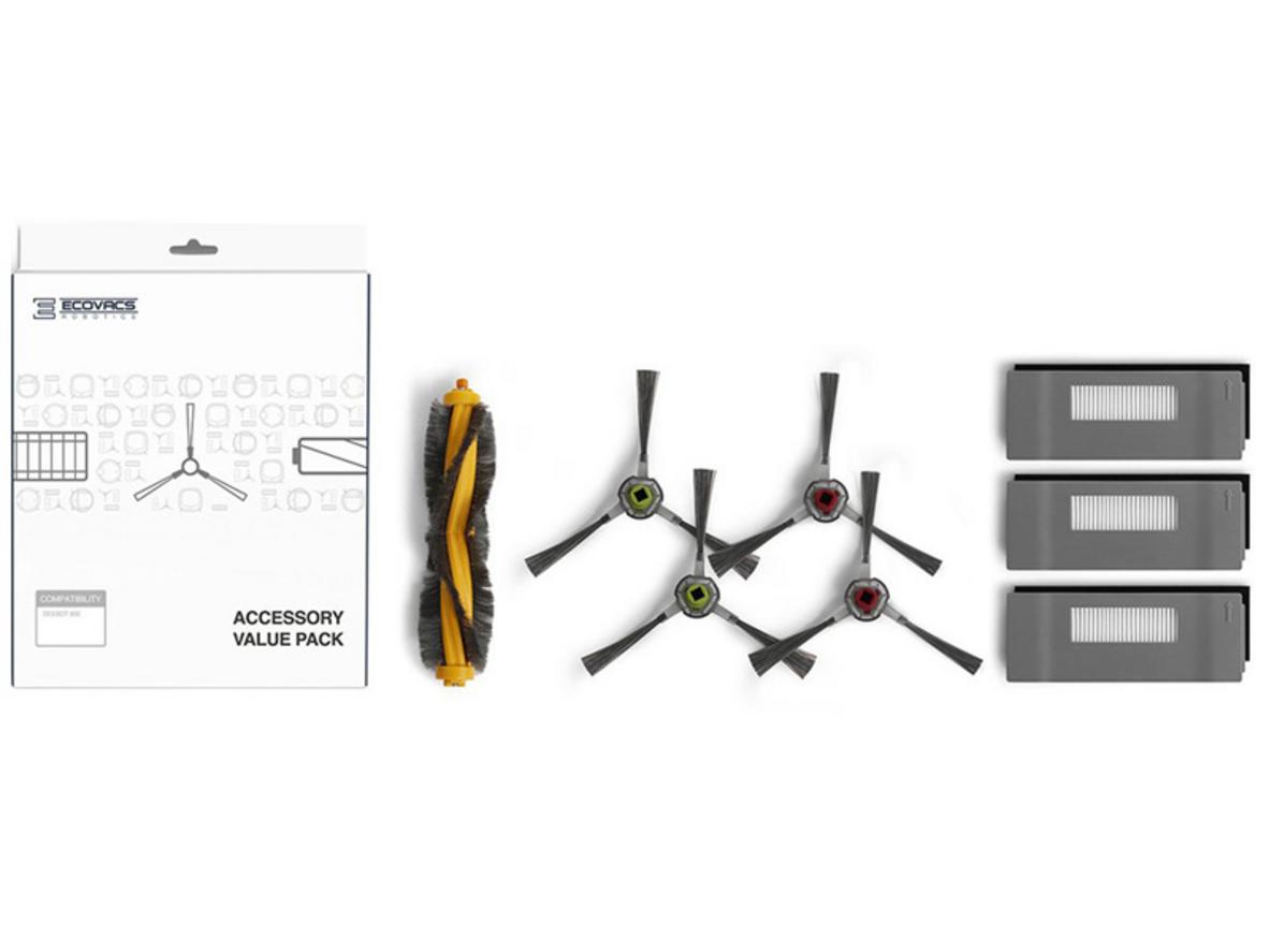 Hộp phụ kiện Deebot 900 gồm chổi chính, chổi cạnh và bộ lọc bụi cao cấp cho Deebot 900/Ozmo 900.
