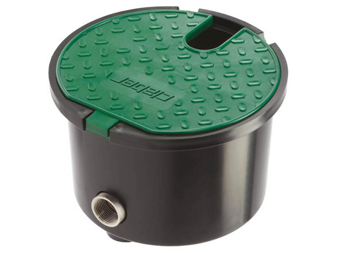 Hộp van điện từ cấp nước hình trụ tròn Hydrant Valve Box Claber 90520