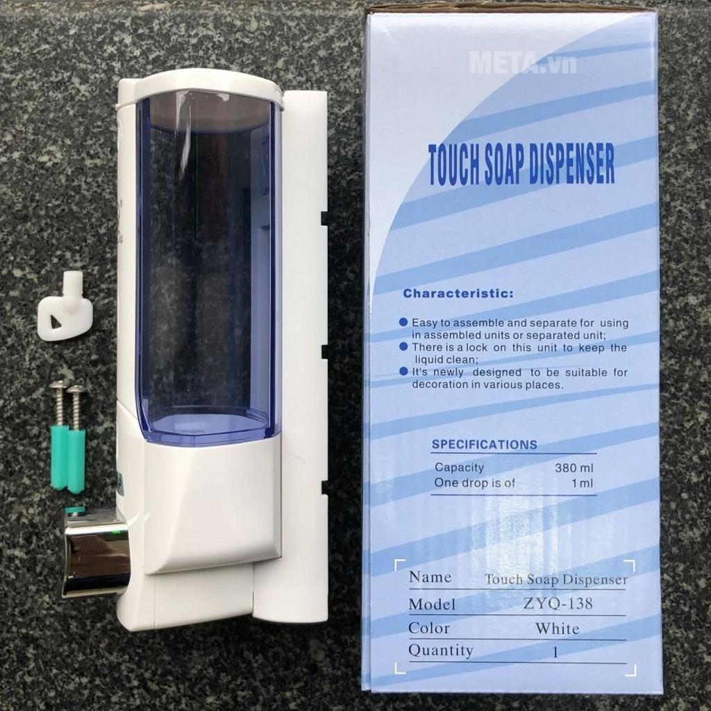 Khóa an toàn giúp hạn chế rò rỉ xà phòng và giữ khu vực lắp đặt sạch hơn.