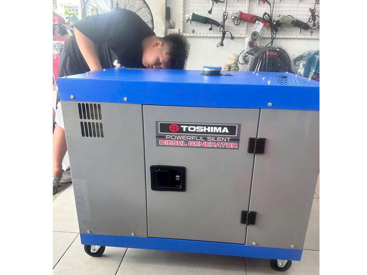 Hệ thống đề nổ giúp Toshima T9500ES dễ vận hành và khởi động nhanh.