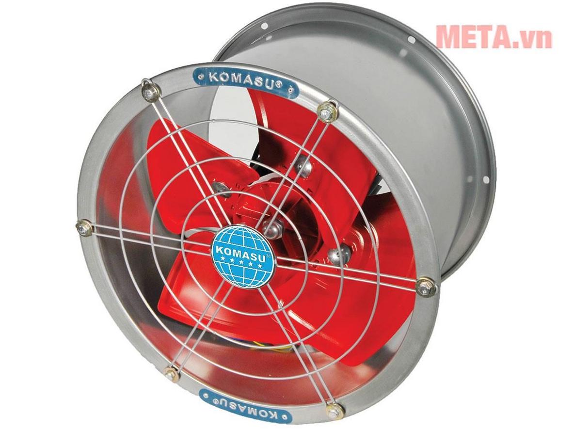 Motor dây đồng 100% và cánh 4 lá giúp Komasu KM60-2S vận hành ổn định trong môi trường công nghiệp.