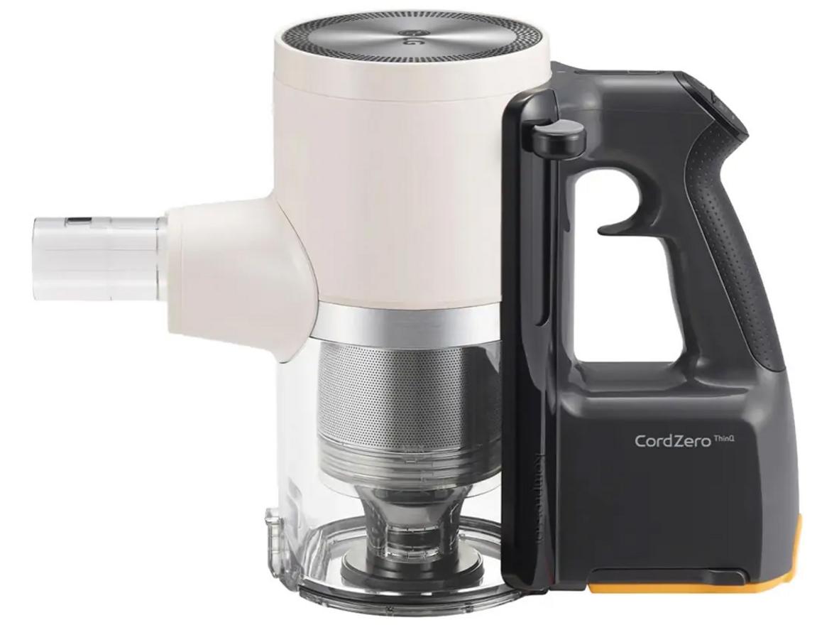 LG Kompressor giúp tăng dung tích chứa bụi, Smart Inverter Motor giữ lực hút ổn định.