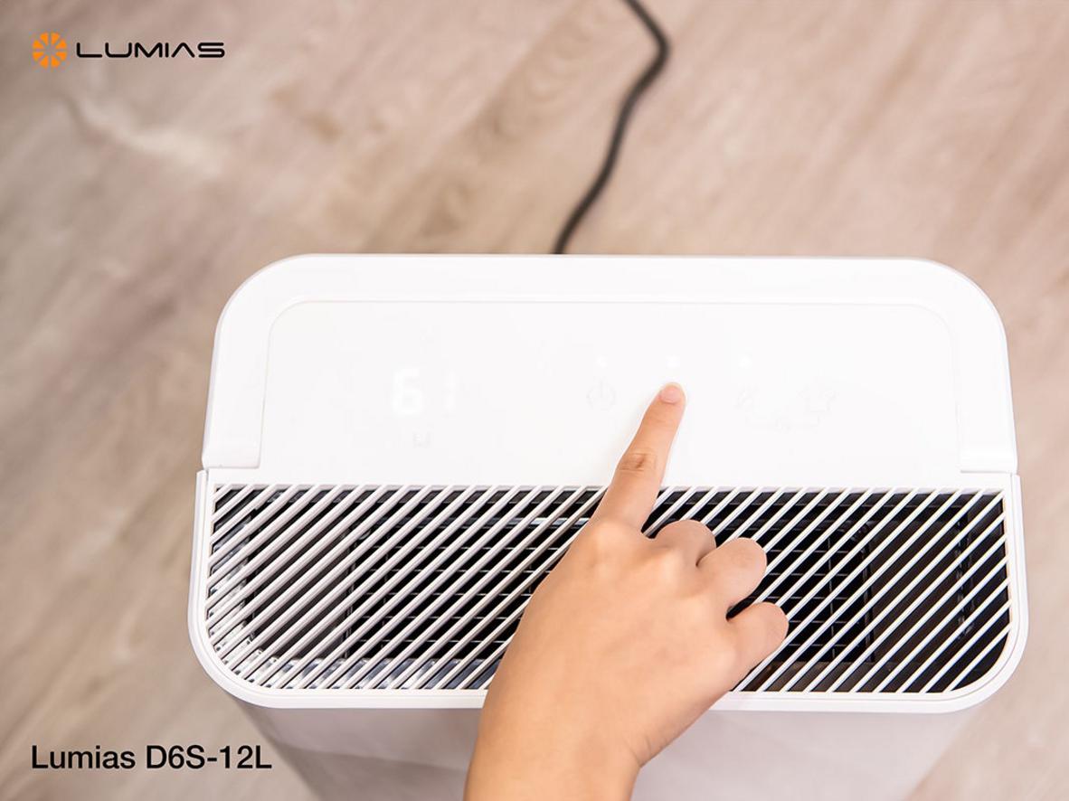 Lumias D6S-12L tối ưu cho phòng ngủ và phòng làm việc dưới 25m2.