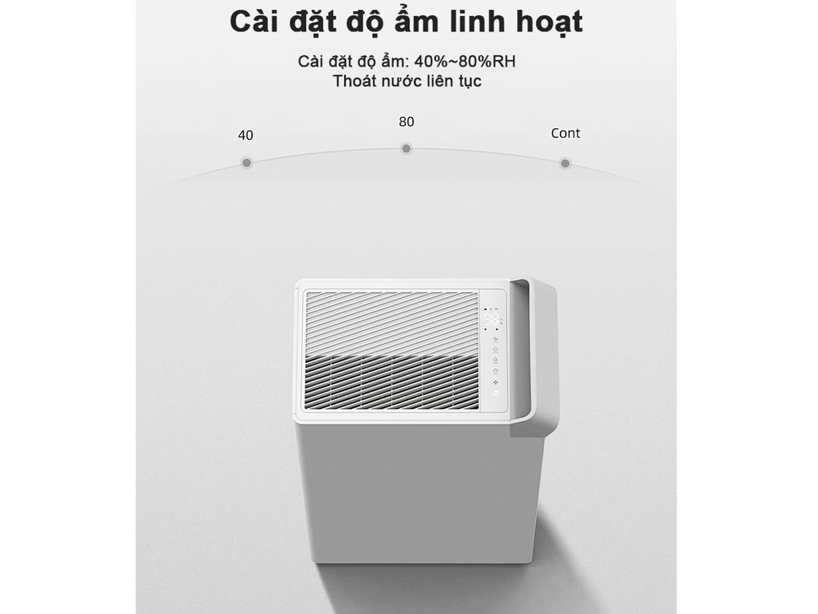 Lumias LMD-35L phù hợp không gian 20–70m² với công suất hút ẩm 35 lít/ngày.