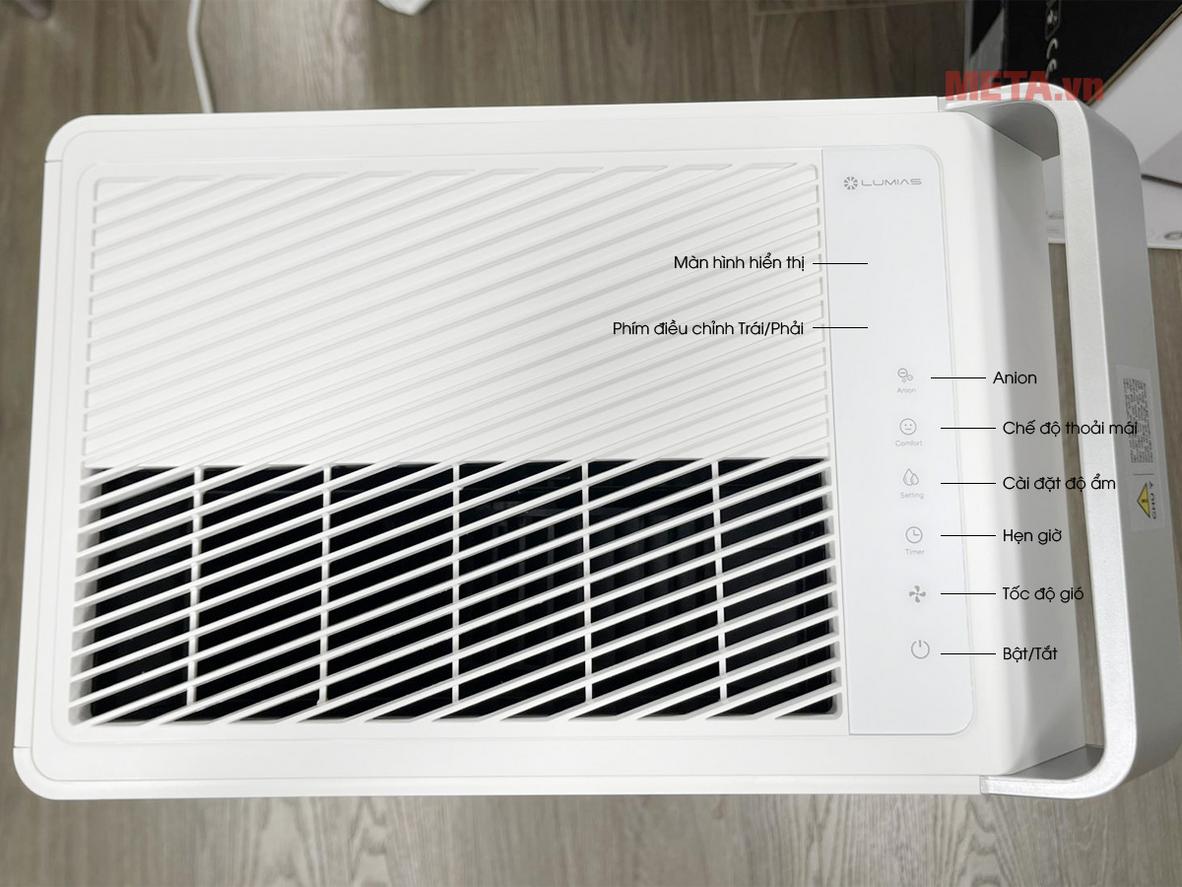 Bình chứa 5.5 lít và xả nước liên tục giúp máy dùng lâu hơn, ít phải đổ nước.