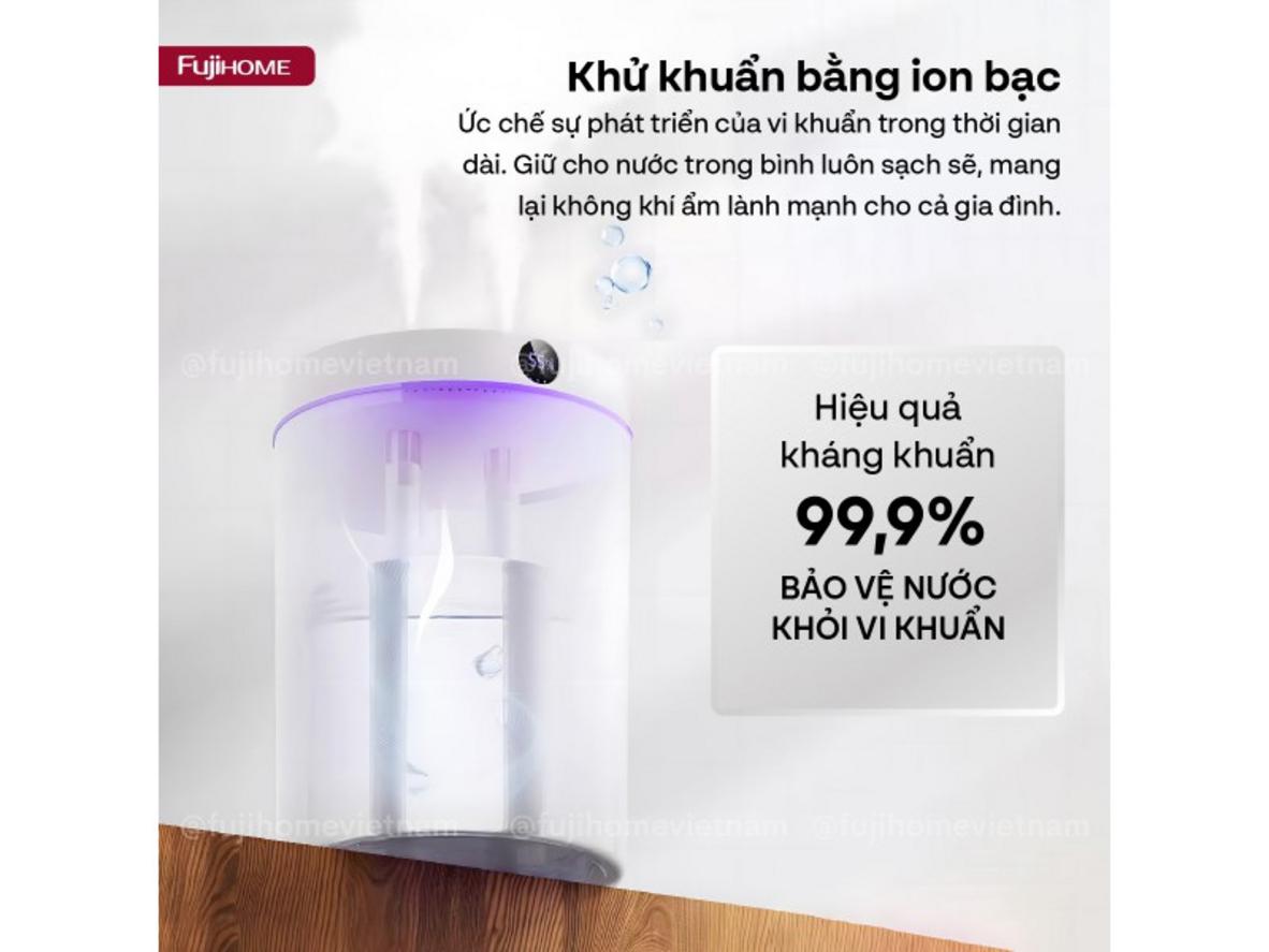 Lưu lượng 100 ml/giờ giúp HM05B duy trì độ ẩm ổn định.
