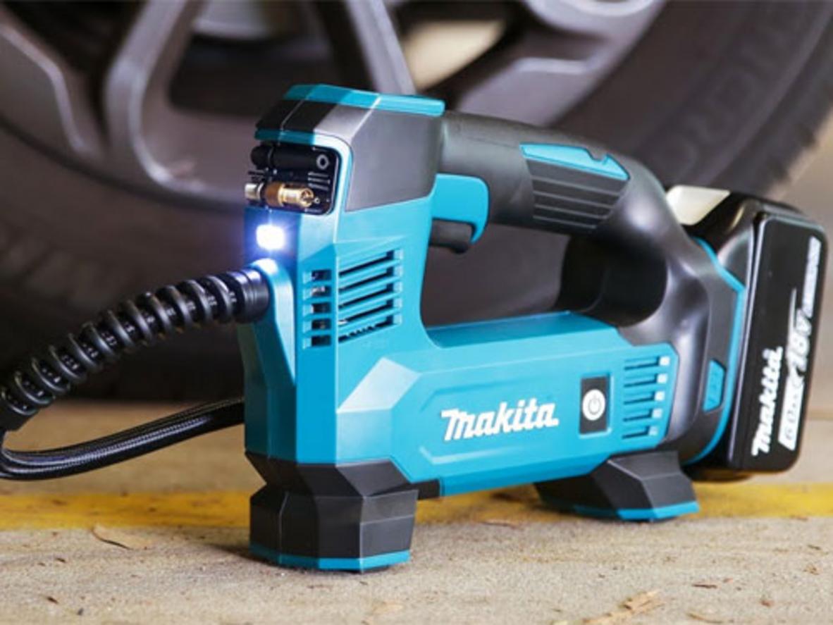Combo Makita DLX2424JX1 gồm DTW300, DMP180, pin 18V, sạc nhanh DC18RC và Makpac.