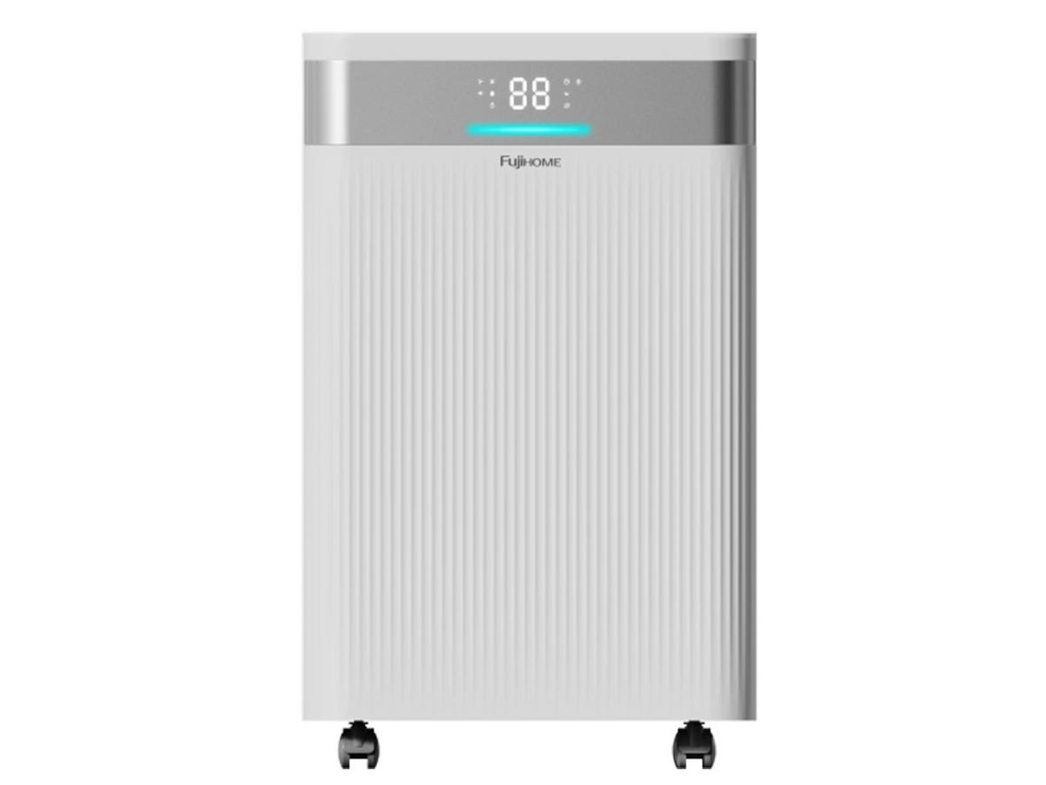 Máy hút ẩm dân dụng Fujihome DH20NW 20L, êm và điều khiển thông minh cho gia đình.
