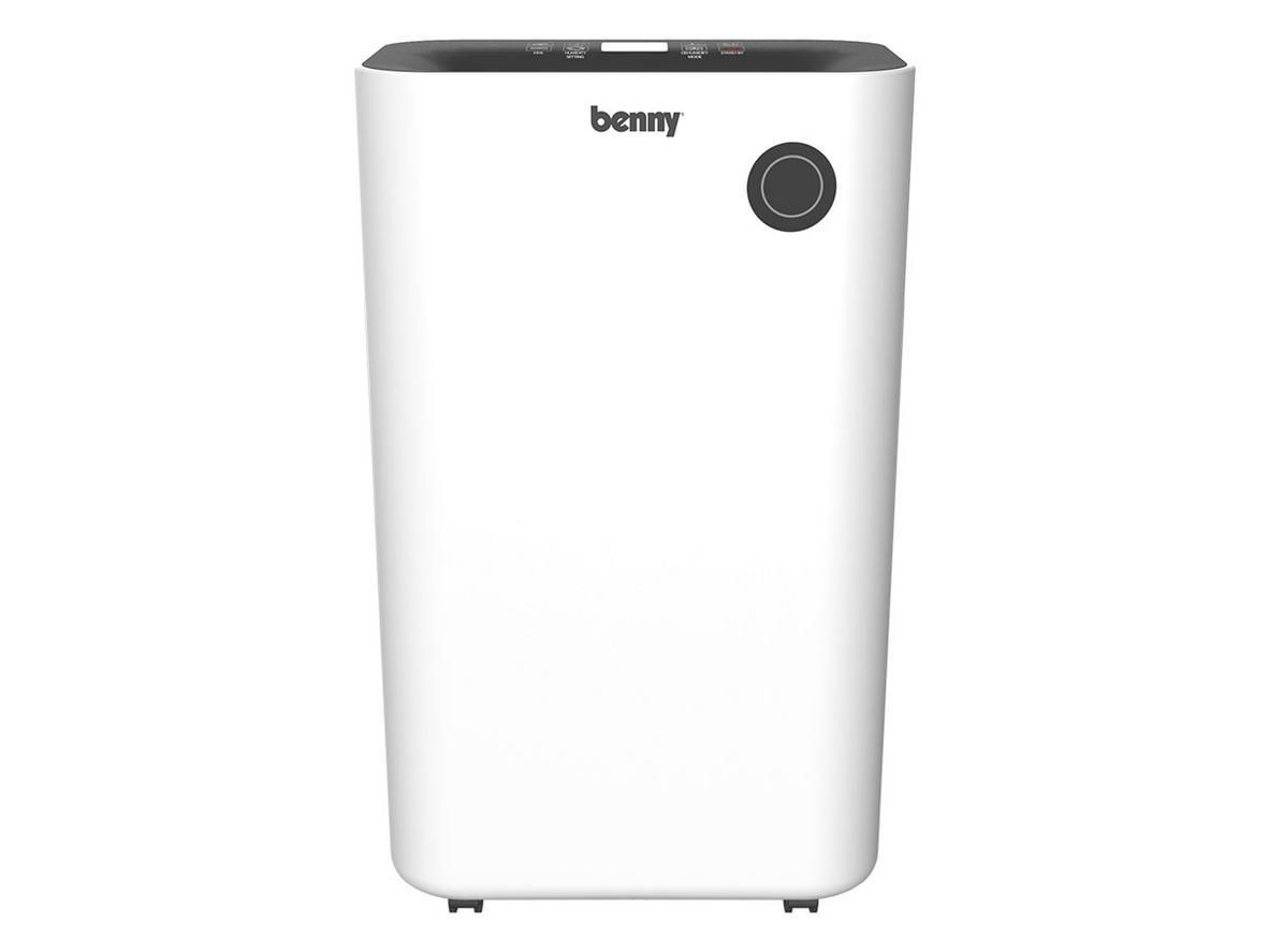 Máy hút ẩm kèm lọc không khí Benny BDH-201 phù hợp phòng 30m², vừa hút ẩm vừa lọc không khí HEPA H13.