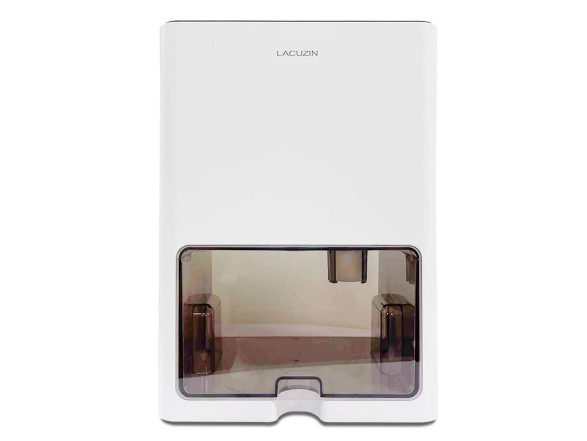 Máy hút ẩm Lacuzin LCZ100WT 3 lít phù hợp cho phòng nhỏ 10m2, vận hành êm và tiết kiệm điện.
