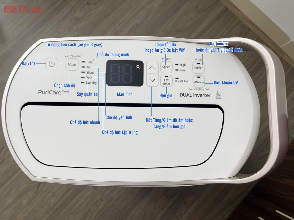 LG MD19GQGE0 phù hợp cho không gian dưới 81m2.