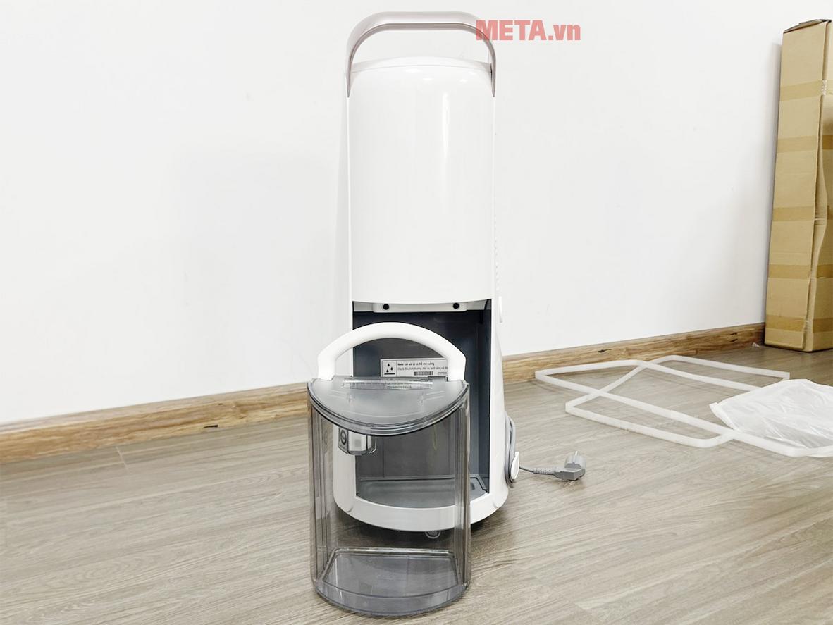 Độ ồn 33-39 dB giúp máy phù hợp chạy đêm trong phòng ngủ.