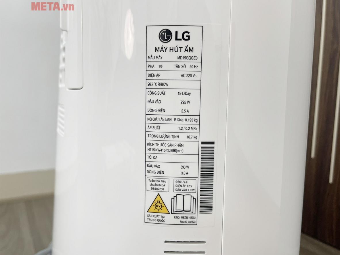 Độ ồn 33-39 dB giúp máy phù hợp chạy đêm trong phòng ngủ.