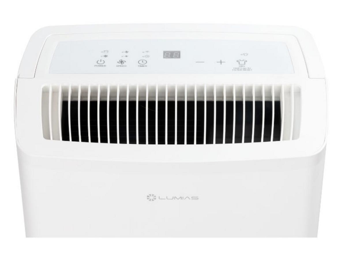 Thông số nổi bật của Máy hút ẩm Lumias D6S-20L: 20L/ngày, 325W, 37dB, 4.9 lít.