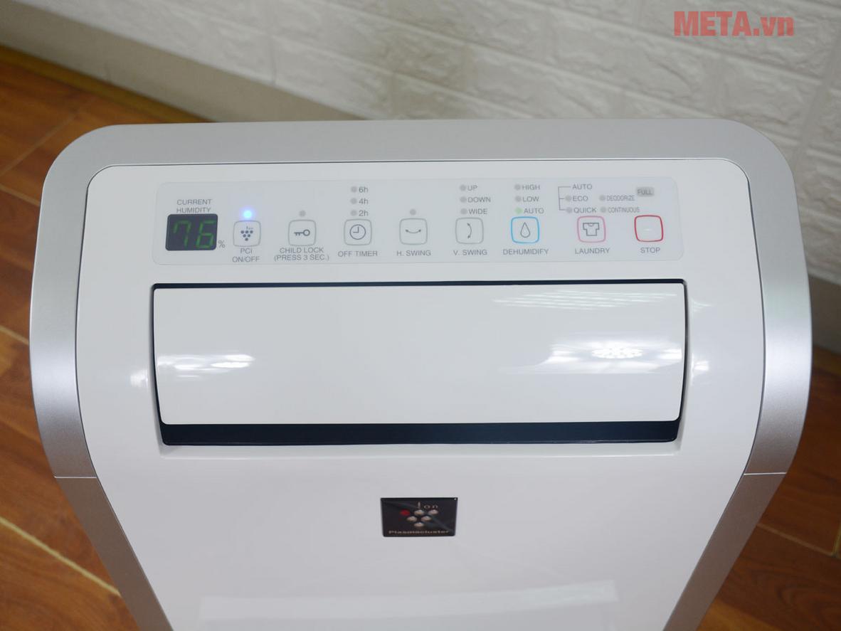 Sharp DW-D20A-W kết hợp hút ẩm, lọc khí và hong khô quần áo cho phòng dưới 50m².