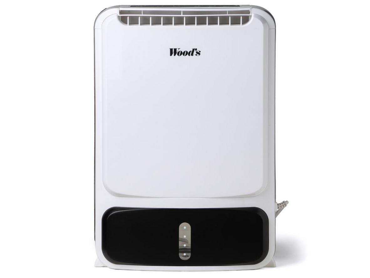 Máy hút ẩm Woods WDD80 cho căn hộ, phòng ngủ và phòng giặt.