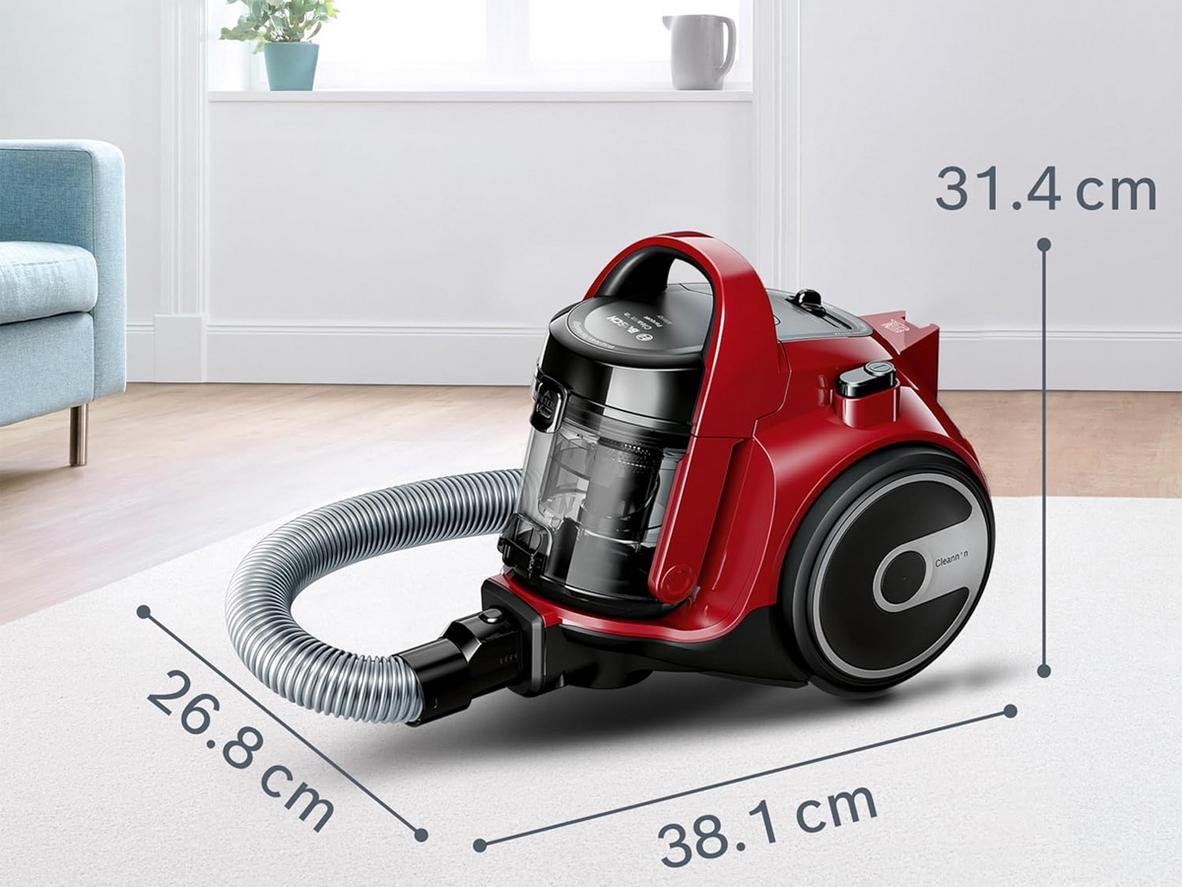 Bosch BGC05AAA2 cho cảm giác dọn nhanh, gọn trong căn hộ đô thị.