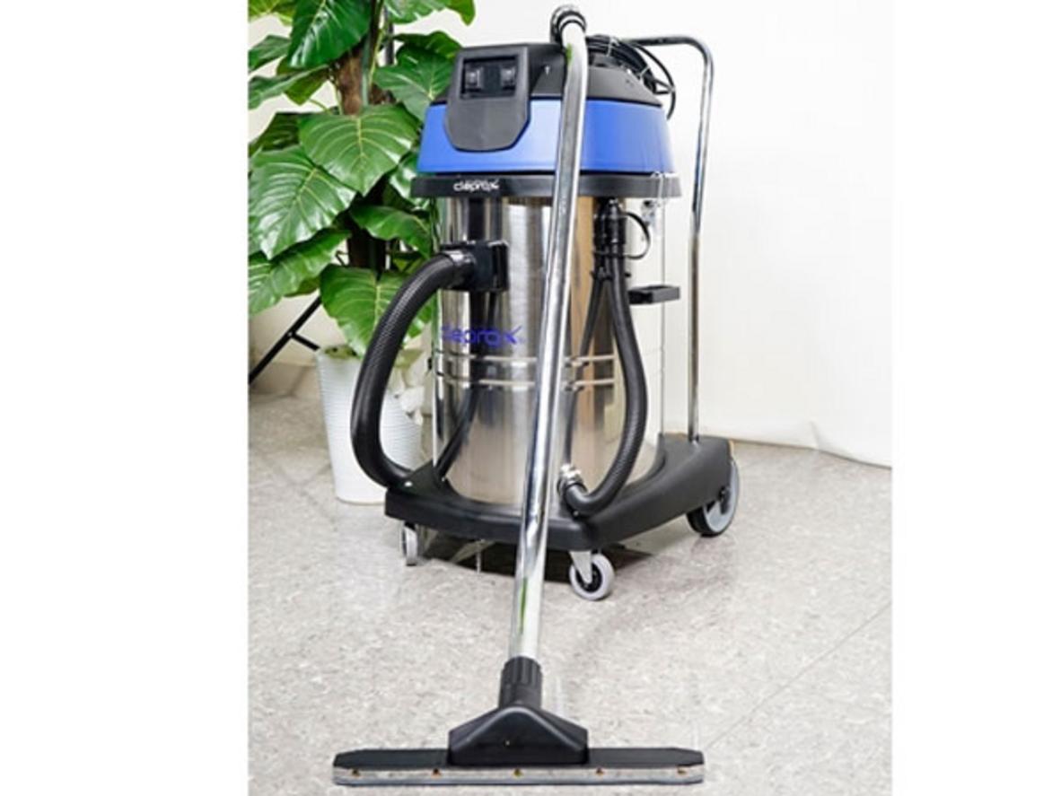 Thông số nổi bật của máy hút bụi công nghiệp CleproX X2/70 với 2 motor và thùng inox 70 lít