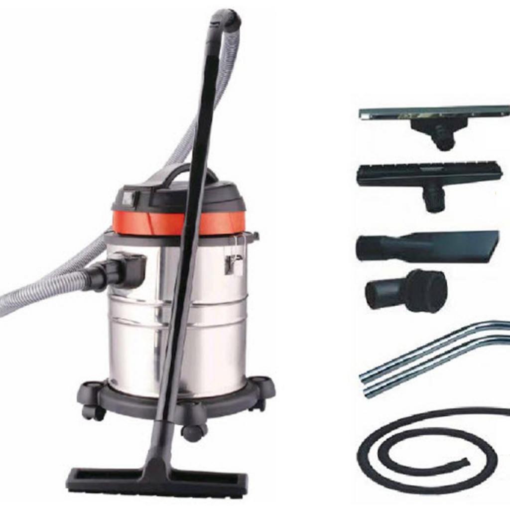 Máy hút bụi công nghiệp TCVN-VC30 gọn nhẹ, hút khô và ướt linh hoạt.