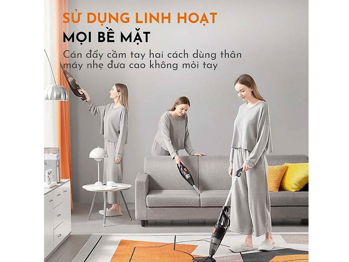 Gaabor GVCW-M15AS với công suất 650W, lực hút 16.000 Pa và dây nguồn 4,5 mét.