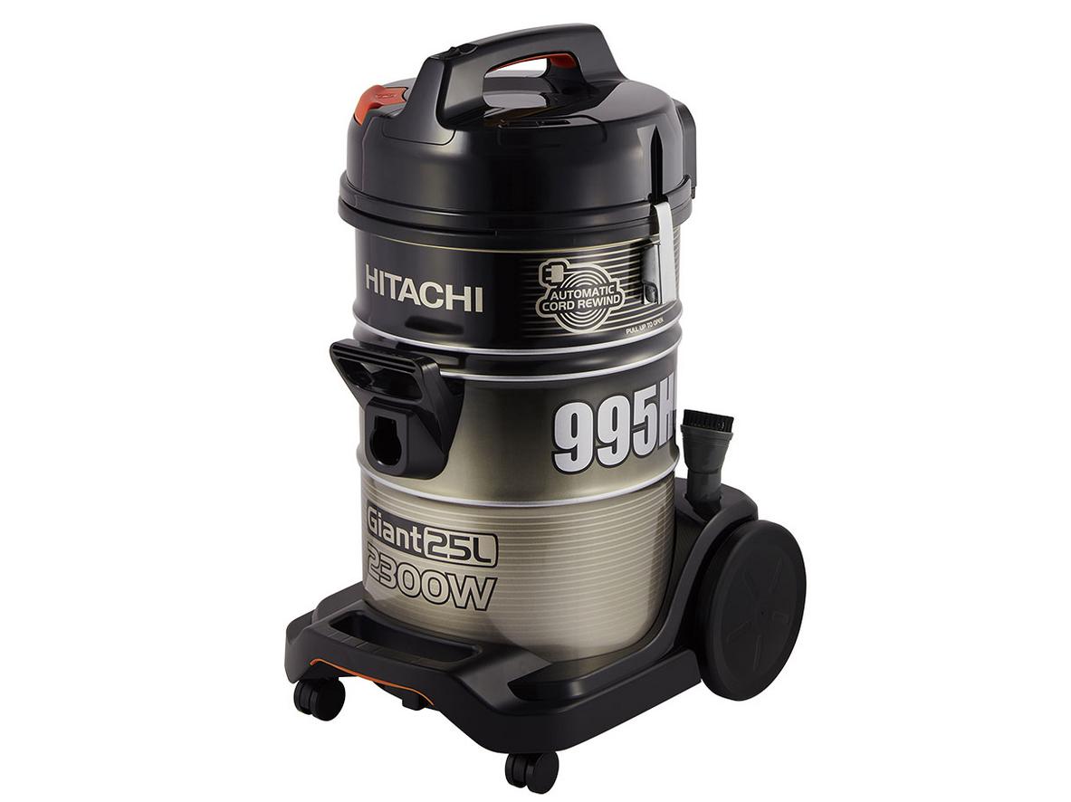 Hitachi CV-995HCA 2.300W với phụ kiện hút khe và ống nối mềm cho nhiều bề mặt.