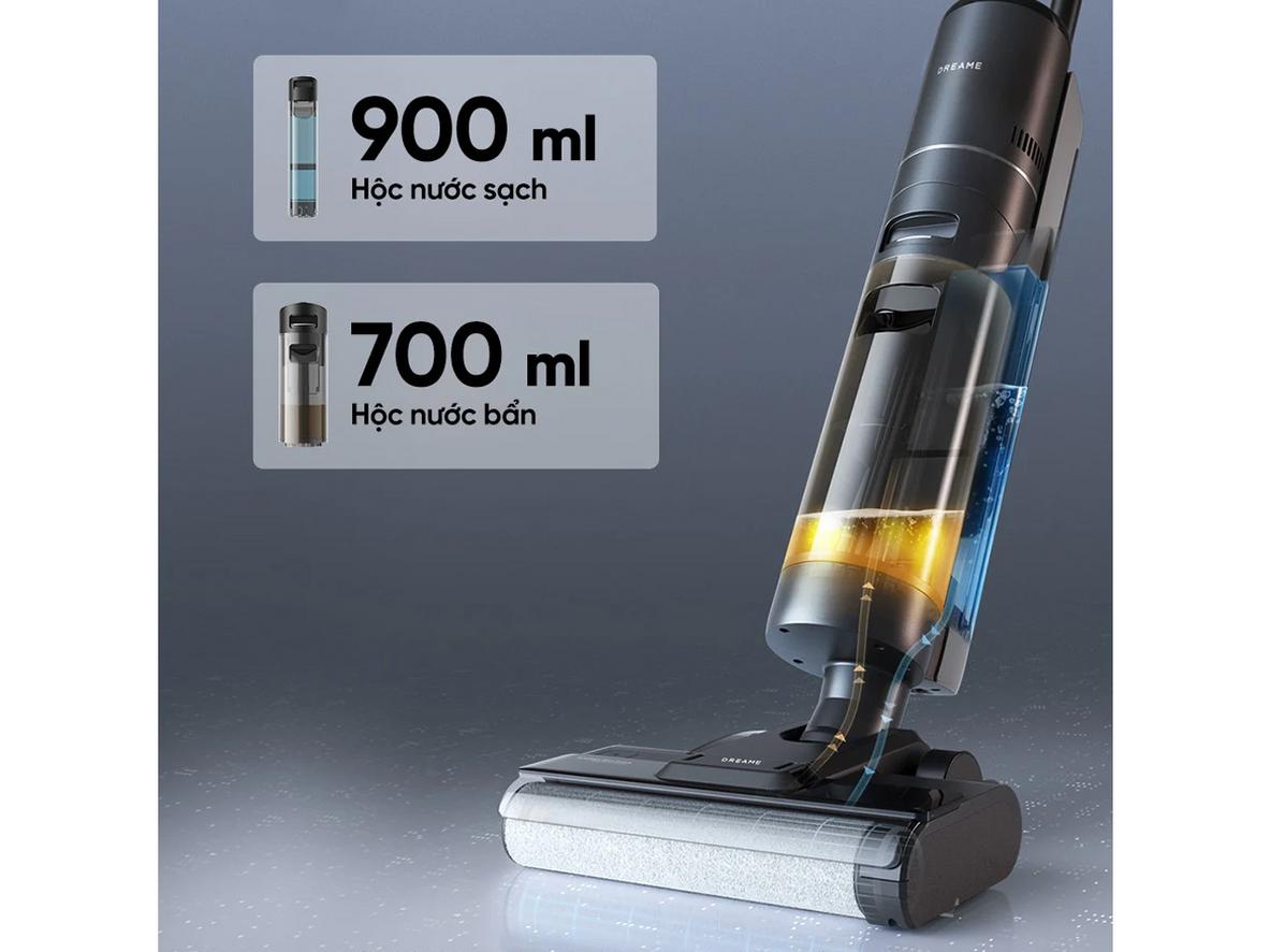 Dreame H12S AE kết hợp hút và lau sàn cùng lúc, phù hợp dọn nhanh mỗi ngày.