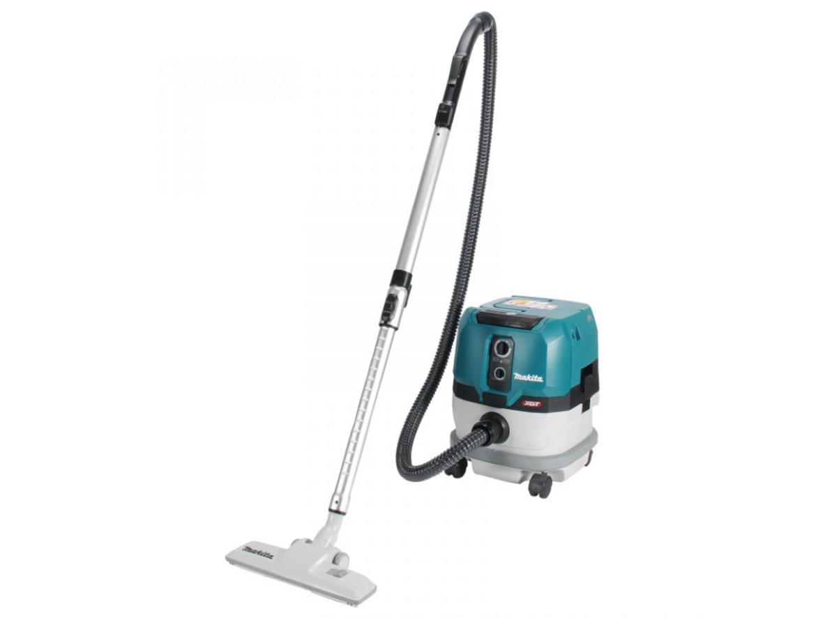 Makita VC001GLZ dùng pin 40V Max x 2, hút khô và hút ướt linh hoạt cho nhiều không gian.