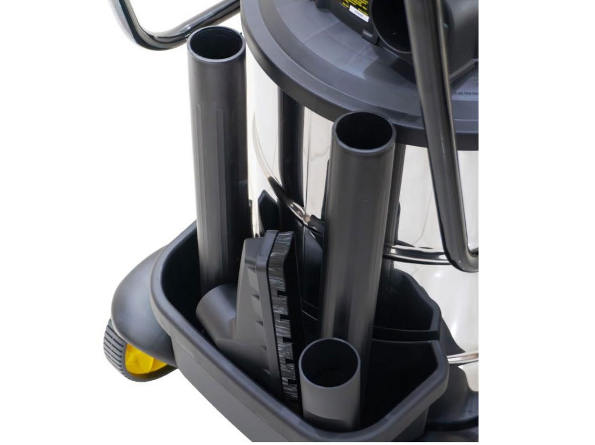 Infographic thông số Stanley SL19199-18B: 1.200W, 18.000Pa, lưu lượng khí 51–57 L/s.