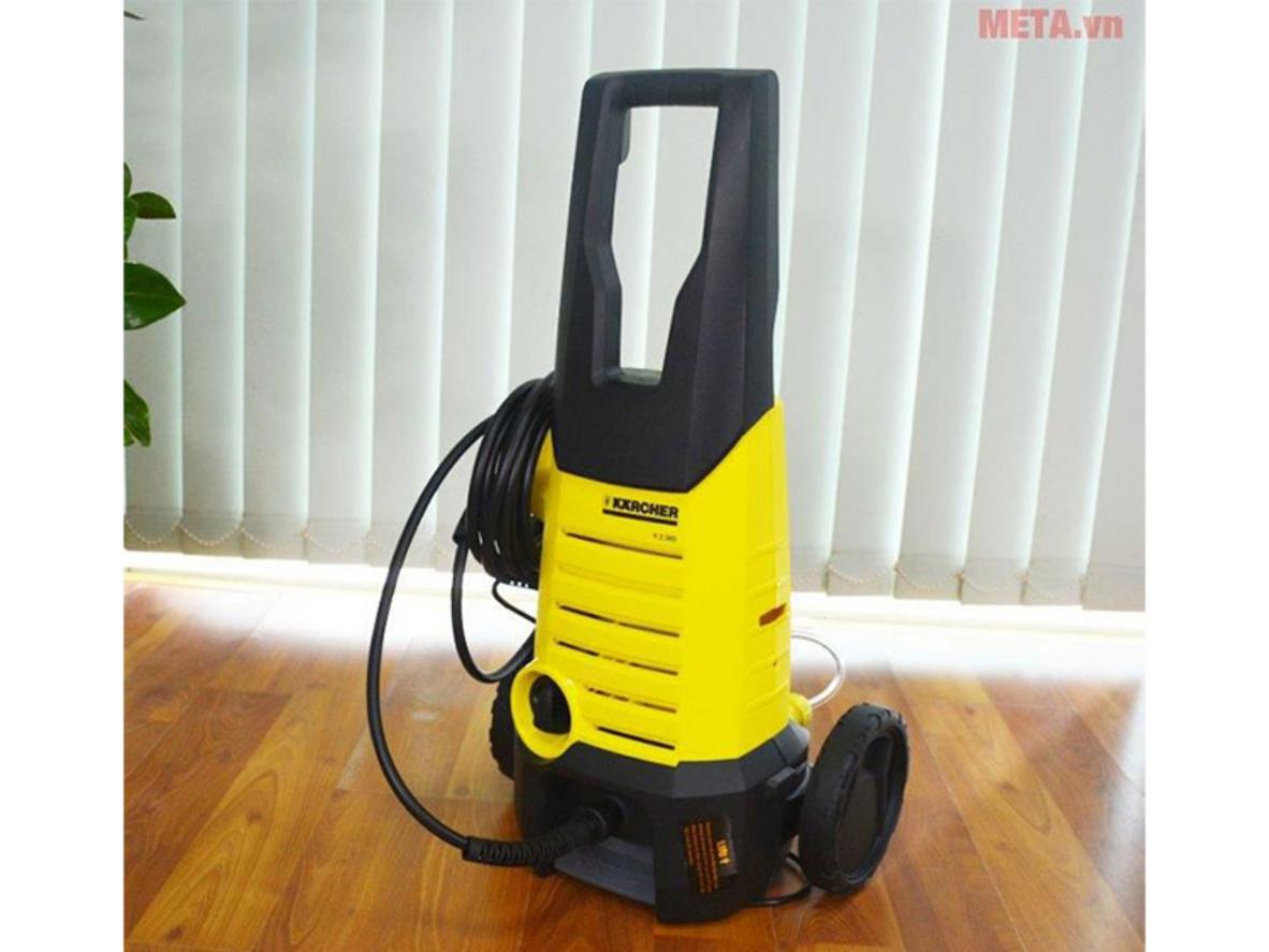 Mô tơ chổi than 1.400W giúp Karcher K2 360 vận hành ổn định cho nhu cầu gia đình.