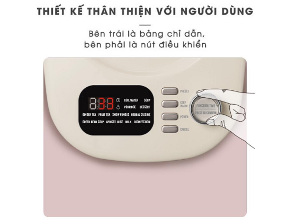 Bear SUBE011 đa năng với 12-14 chế độ nấu cho nhiều nhu cầu mỗi ngày.