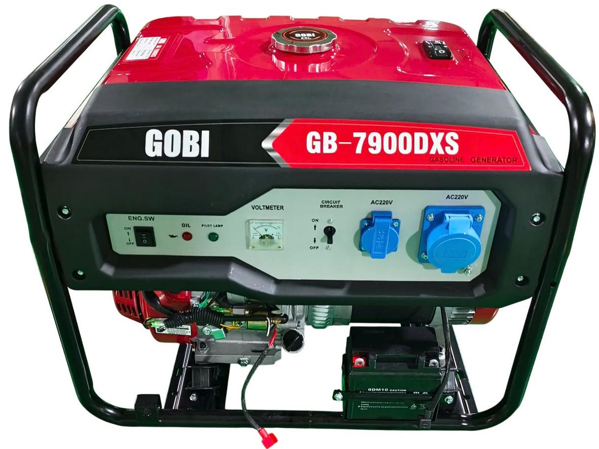 Máy phát điện chạy xăng Gobi GB-7900DXS phù hợp gia đình, cửa hàng nhỏ và văn phòng mini.