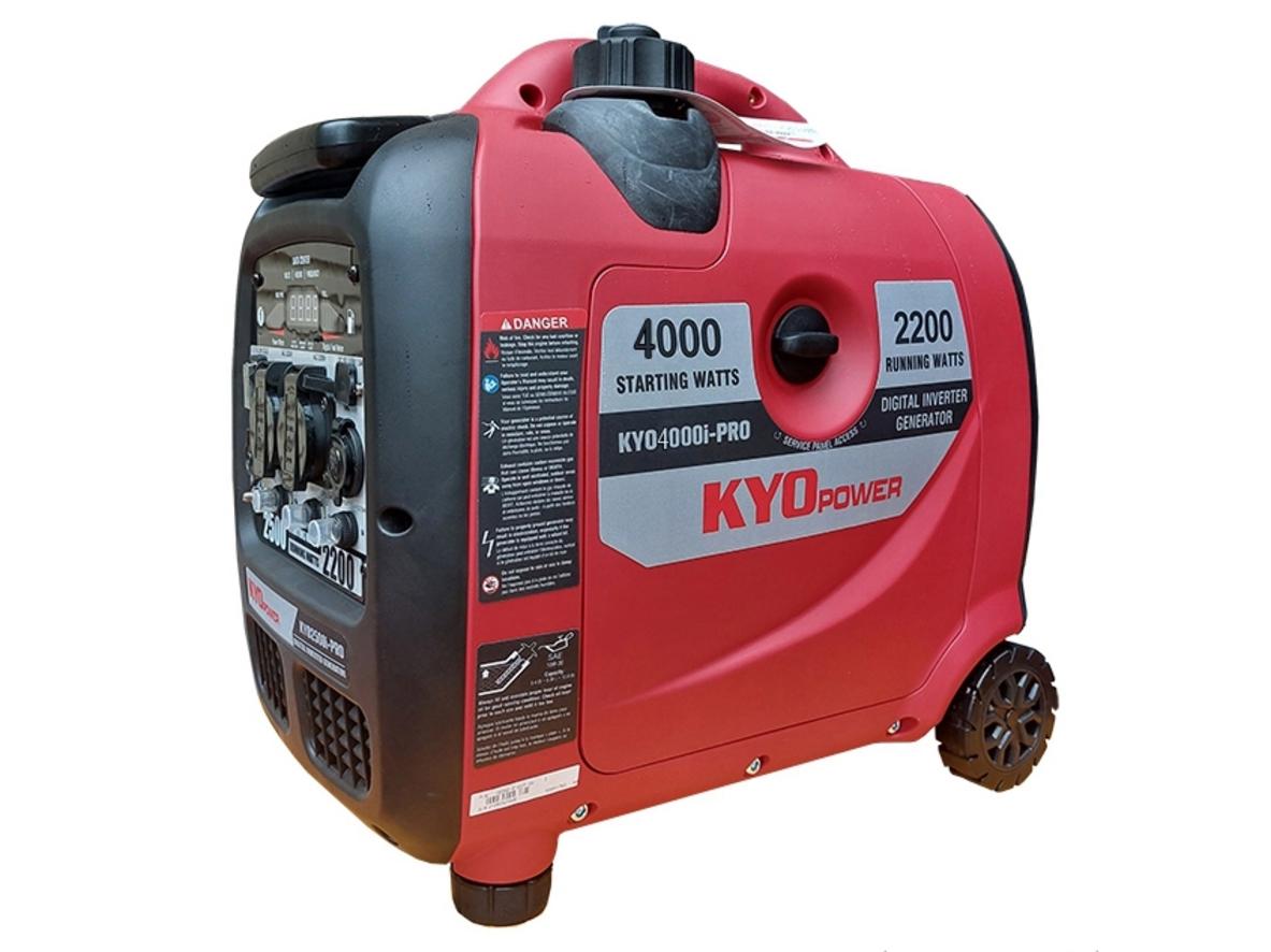 Máy phát điện chạy xăng Kyo Power 4000i-Pro 3.5 KVA thiết kế gọn, êm, phù hợp điện dự phòng gia đình.