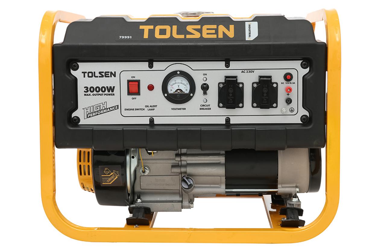 Máy phát điện chạy xăng Tolsen 79991 2.800W chính hãng tại Siêu Thị Đại Việt
