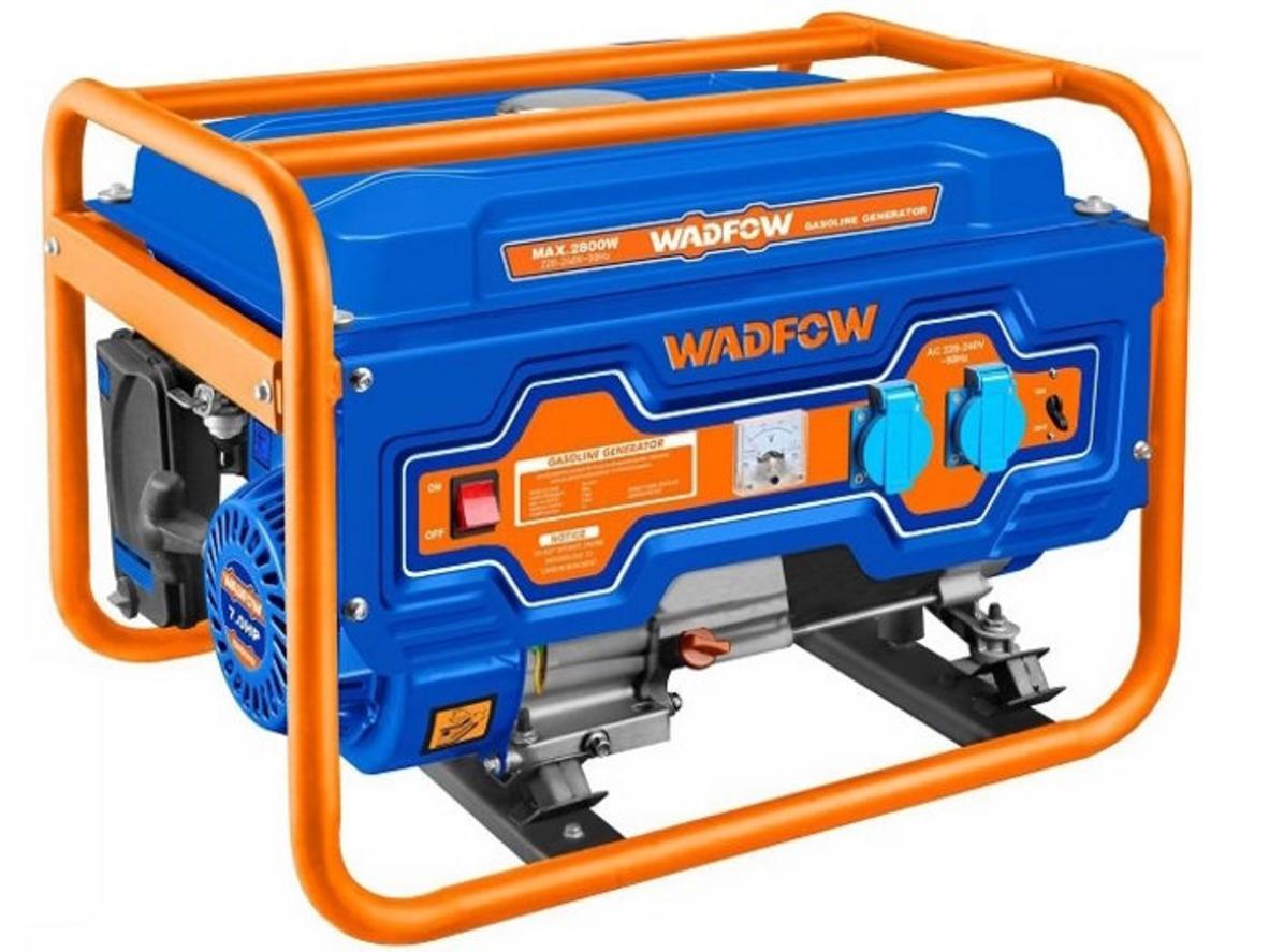 Máy phát điện chạy xăng Wadfow WGEAA05 2.800W cho điện dự phòng gia đình và cửa hàng nhỏ.