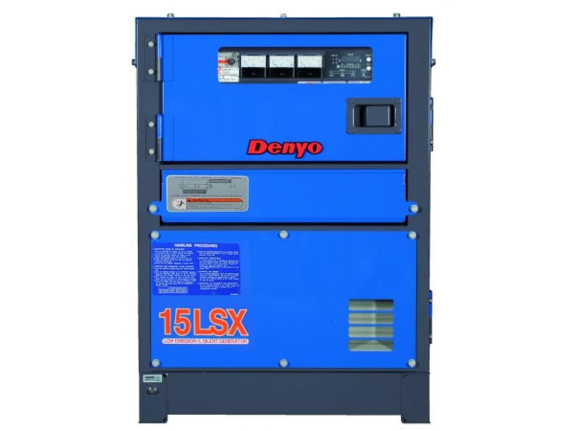 Infographic thông số chính của máy phát điện Denyo DCA-15LSX 13 KVA.