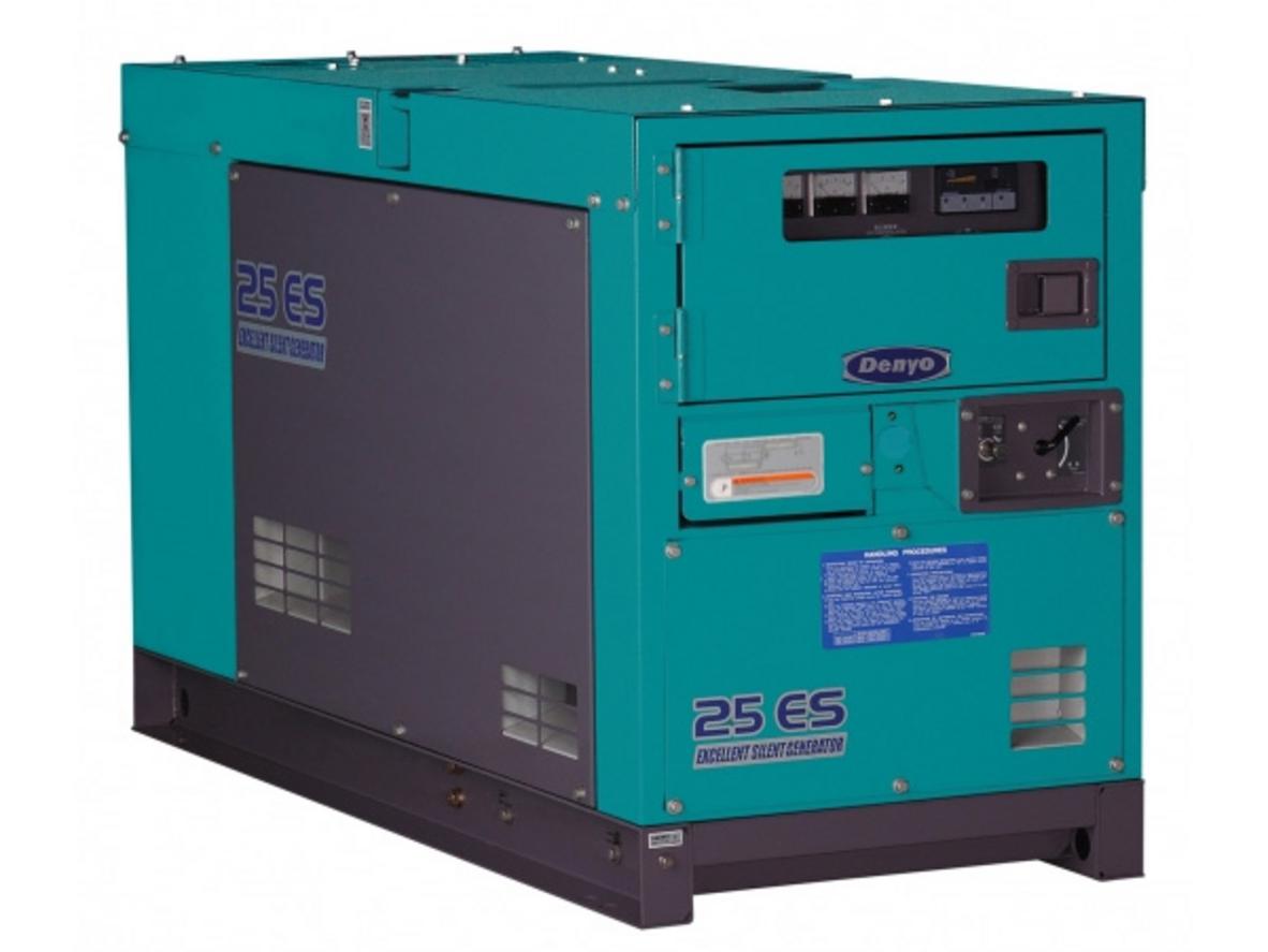 Thiết kế đồng bộ của Denyo DCA-25ESK giúp duy trì điện áp ổn định và giảm ồn khi vận hành.