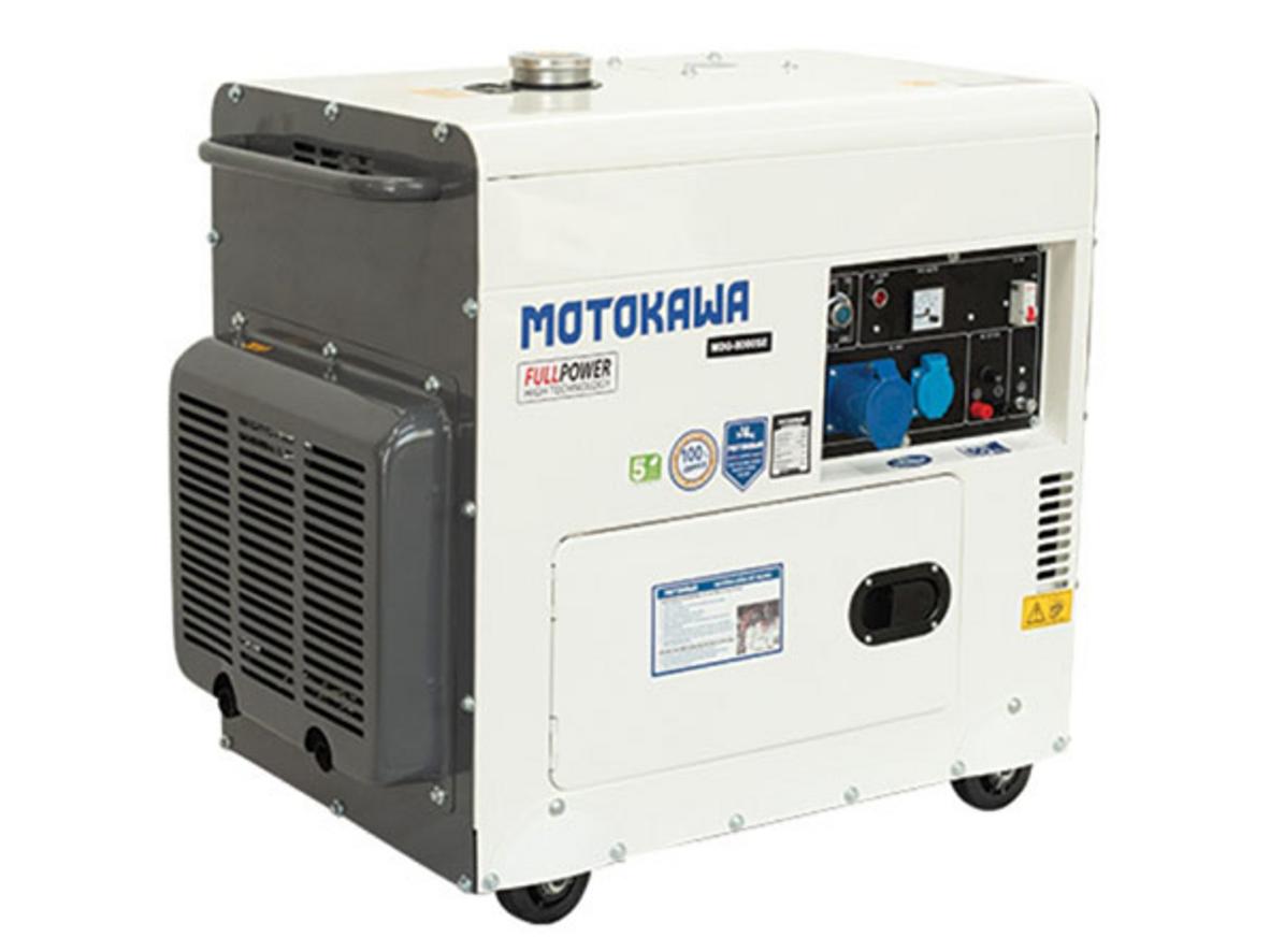 Motokawa MDG-8000SE vận hành cách âm, phù hợp nhu cầu điện dự phòng 1 pha.