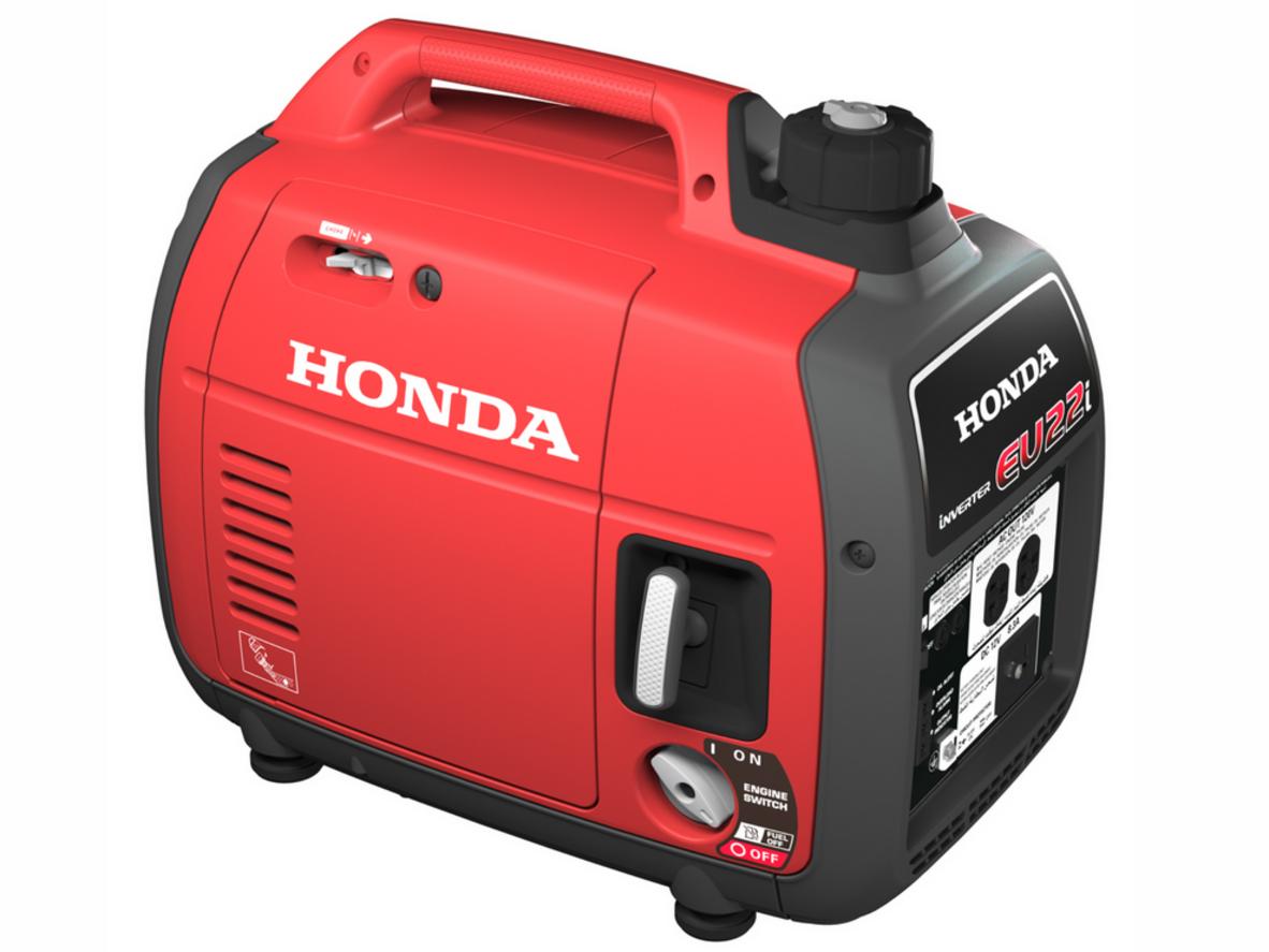 Máy phát điện Honda EU22IT R 2.2KVA nhỏ gọn, êm và tiết kiệm xăng cho nhu cầu dự phòng điện.