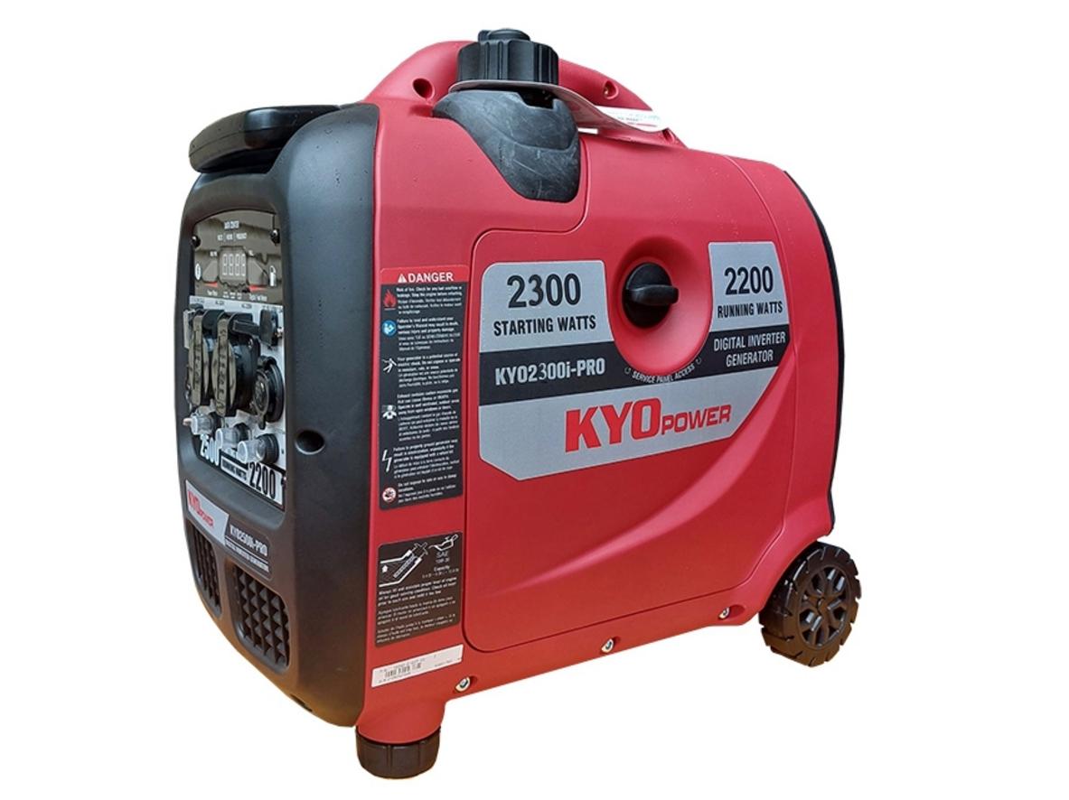 Máy phát điện chạy xăng Kyo Power 1.8 KVA 2300i-Pro gọn nhẹ, phù hợp điện dự phòng gia đình.