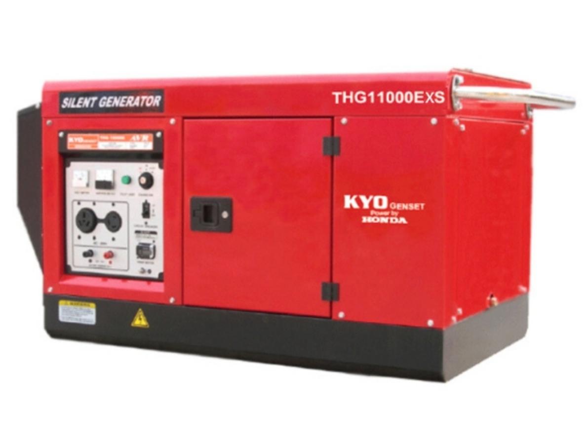 Máy phát điện chạy xăng Kyo Power THG11000EXS công suất 10.5 KVA, đề nổ và chống ồn.