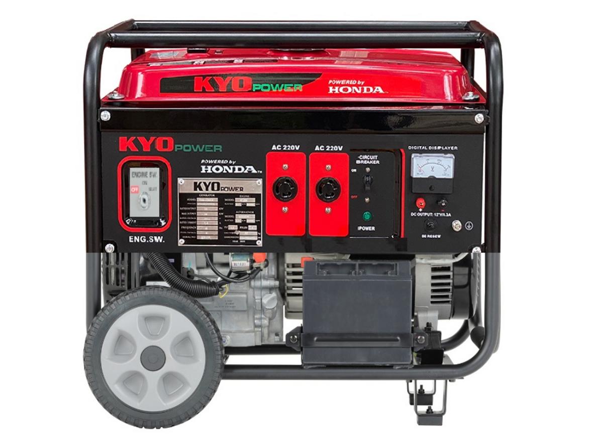 Máy phát điện Kyo Power THG7600EXS đề nổ, công suất 5.6 KVA cho nhu cầu dự phòng điện 220V.