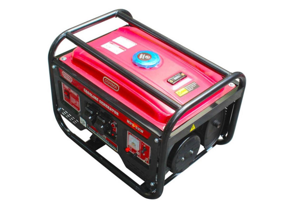 Oshima MPD-3KW: máy phát điện xăng 3 kW cho nhu cầu dự phòng điện ổn định.