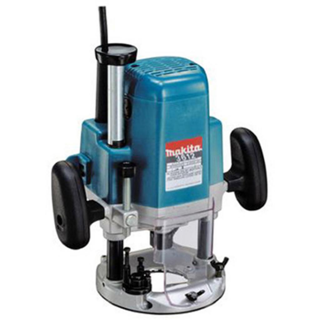 Máy phay Makita 3612BR cho gia công rãnh và soi cạnh ổn định.