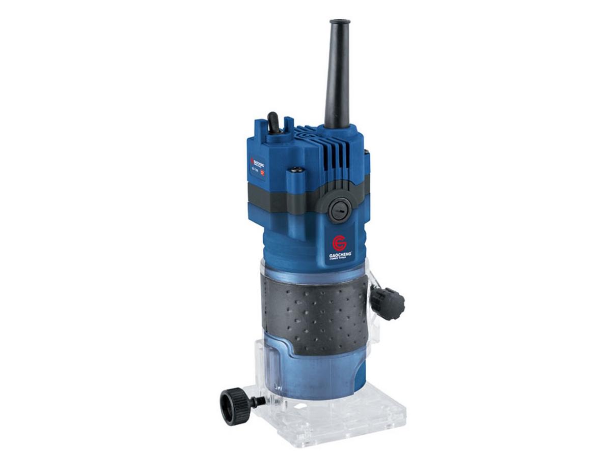 Máy phay gỗ Gaocheng GC-T036 - 550W gọn nhẹ, dễ kiểm soát cho công việc hoàn thiện.