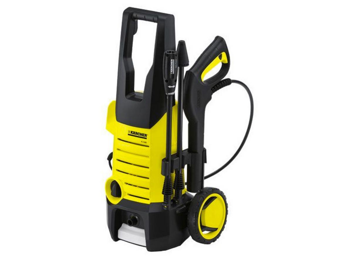 Máy phun áp lực Karcher K2 360 gọn nhẹ, phù hợp rửa xe và vệ sinh quanh nhà.