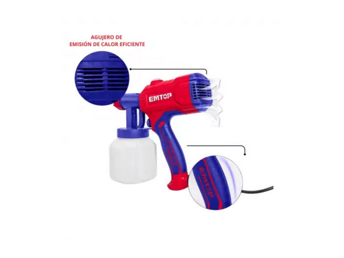 Emtop ESGN35001 phù hợp cho sơn tường, cửa gỗ và các hạng mục DIY cần hoàn thiện nhanh.