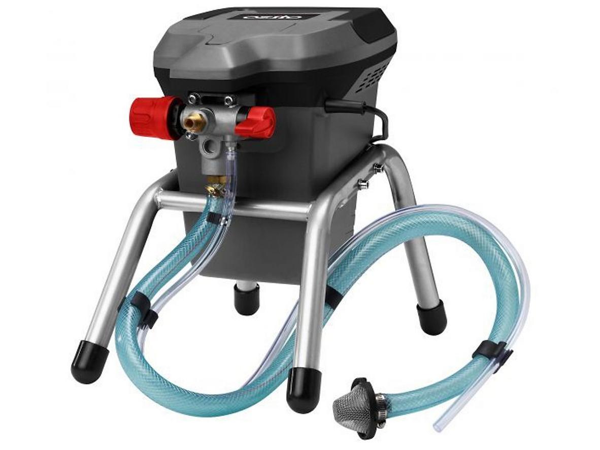 Công nghệ airless giúp phủ sơn nhanh và đều hơn trên bề mặt vừa.
