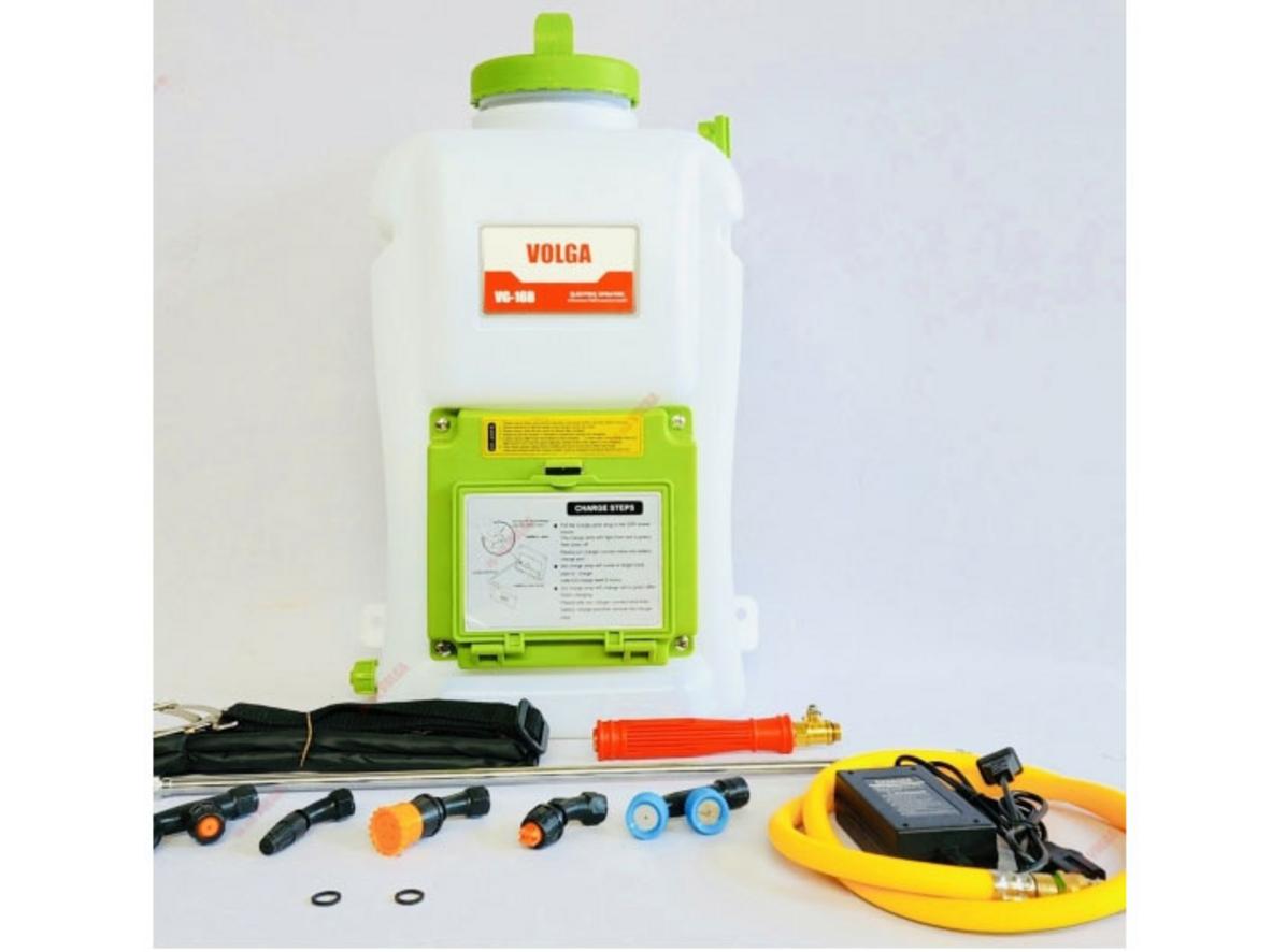 Máy phun thuốc chạy điện Volga VG-16B bình xịt điện 16 lít cho nông nghiệp và khử trùng.